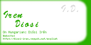 iren diosi business card